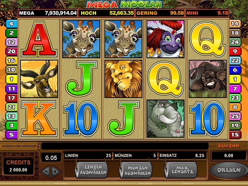 Mega Moolah 241 Deposit